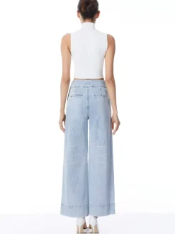 Alice and Olivia Donald High Waisted Jean-Women Pants