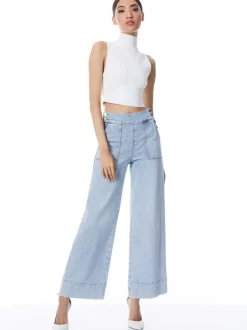 Alice and Olivia Donald High Waisted Jean-Women Pants