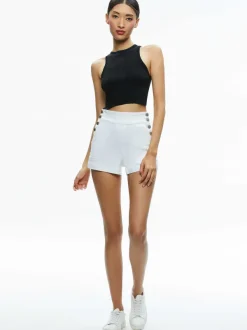 Alice and Olivia Donald Jean Short-Women Shorts
