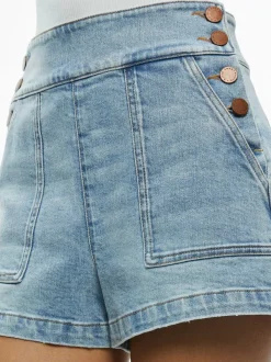 Alice and Olivia Donald Jean Short-Women Shorts