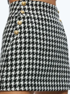 Alice and Olivia Donald Side Button Skirt-Women Skirts