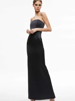Alice and Olivia Doreen Strapless Maxi Dress-Women Dresses