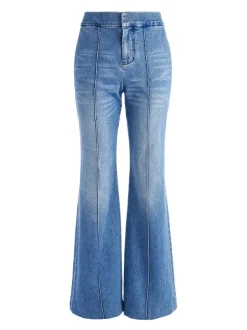 Alice and Olivia Dylan High Waisted Wide Leg Jean-Women Pants