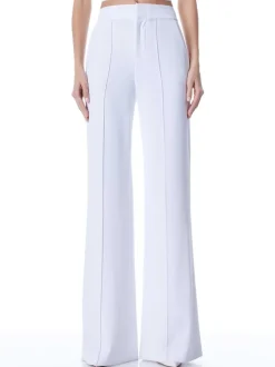 Alice and Olivia Dylan High Waisted Wide Leg Pant-Women Pants