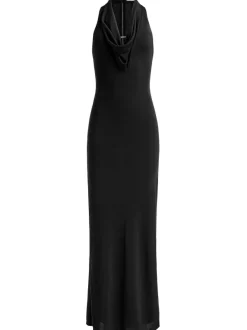 Alice and Olivia Electra Cowl Neck Maxi Dress-Women Dresses