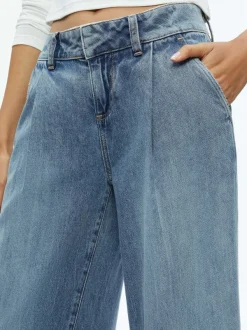 Alice and Olivia Eric Low Rise Jean-Women Pants