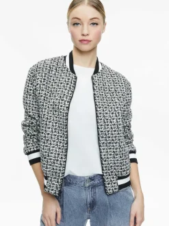 Alice and Olivia Felisa Varsity Bomber Jacket-Women Jackets + Coats