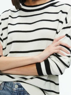 Alice and Olivia Fila Crewneck Pullover-Women Sweaters