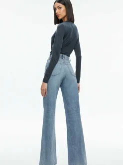 Alice and Olivia Fitted Tee-Women Tops