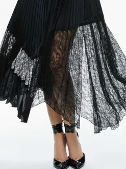 Alice and Olivia Hannah Deep V-Neck Scarf Maxi Dress-Women Dresses