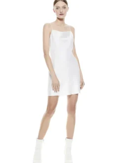 Alice and Olivia Harmony Mini Slip Dress-Women Dresses