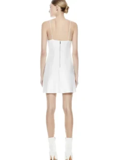 Alice and Olivia Harmony Mini Slip Dress-Women Dresses