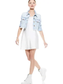 Alice and Olivia Harmony Mini Slip Dress-Women Dresses