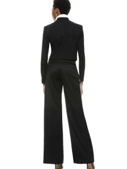 Alice and Olivia Harvey Suede Jacket-Women Jackets + Coats