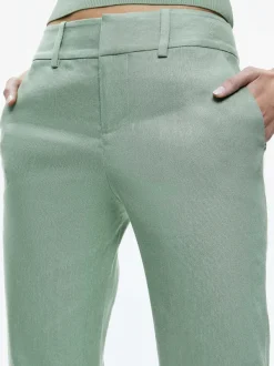 Alice and Olivia Janis Low Rise Cropped Flare Pant-Women Pants