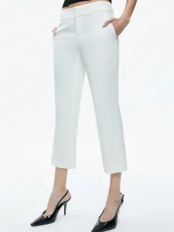 Alice and Olivia Janis Low Rise Cropped Flare Pant-Women Pants