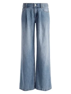 Alice and Olivia Jojo Low Rise Full Length 5 Pocket Jean-Women Pants