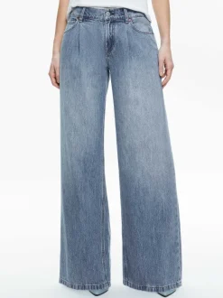 Alice and Olivia Jojo Low Rise Full Length 5 Pocket Jean-Women Pants