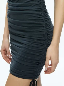 Alice and Olivia Katherina Ruched Fitted Dress-Women Dresses