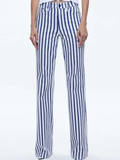 Alice and Olivia Keira Mid Rise 70S Bootcut Jean-Women Pants