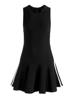 Alice and Olivia Kimi Side Stripe Mini Dress-Women Dresses
