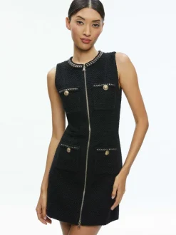 Alice and Olivia Lachlan Mini Dress-Women Dresses