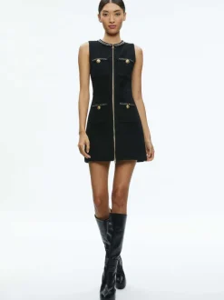 Alice and Olivia Lachlan Mini Dress-Women Dresses