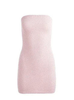 Alice and Olivia Leia Strapless Embellished Mini Dress-Women Dresses