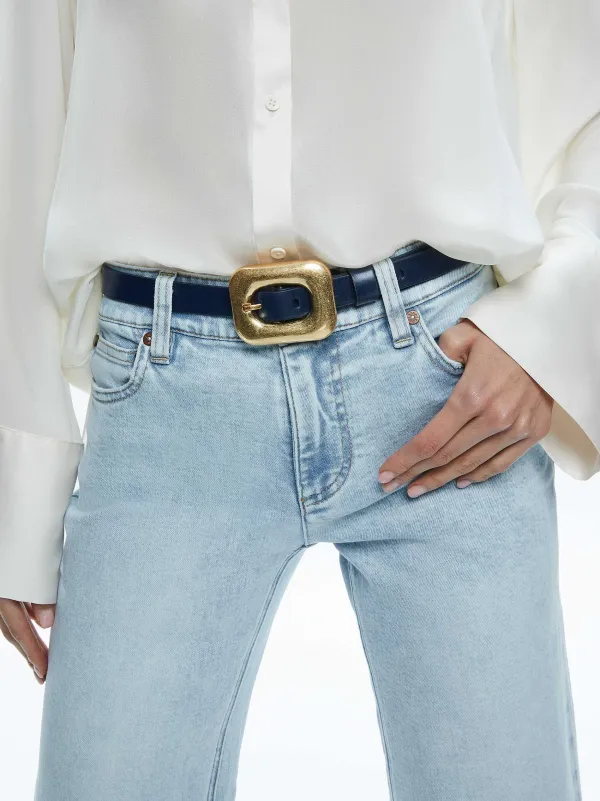 Alice and Olivia Letty Buckle Belt-Women Accessories