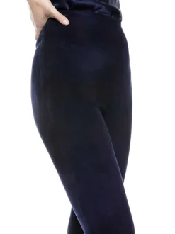 Alice and Olivia Maddox Side Zip Suede Legging-Women Pants