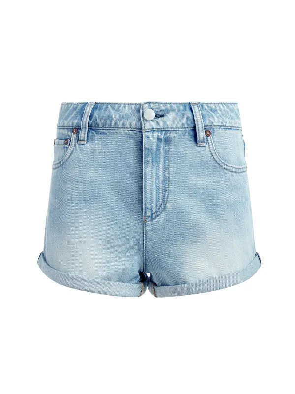 Alice and Olivia Maggie Mid Rise Vintage Shorts-Women Shorts