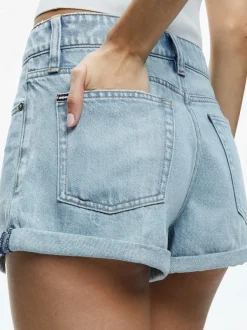Alice and Olivia Maggie Mid Rise Vintage Shorts-Women Shorts