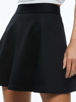 Alice and Olivia Malka A-Line Full Mini Skirt-Women Skirts