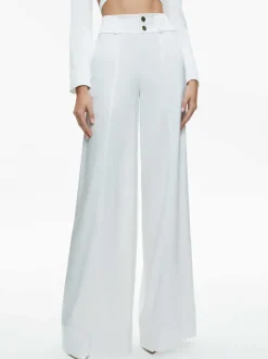 Alice and Olivia Mame High Rise Wide Leg Pant-Women Pants