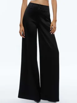 Alice and Olivia Mame High Rise Wide Leg Pant-Women Pants