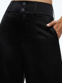 Alice and Olivia Mame High Rise Wide Leg Pant-Women Pants