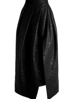 Alice and Olivia Margarite Pleated Ballgown Skirt-Women Skirts