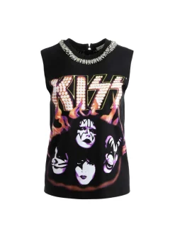 Alice and Olivia Miller Embellished Muscle Tank-Women Tops