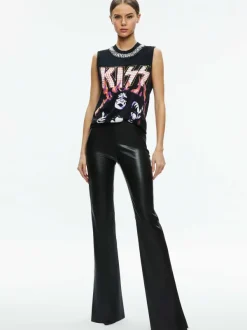 Alice and Olivia Miller Embellished Muscle Tank-Women Tops