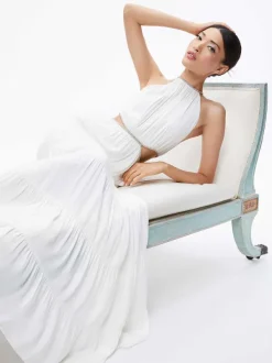 Alice and Olivia Myrtice Embellished Cut Out Maxi Dress-Women Dresses