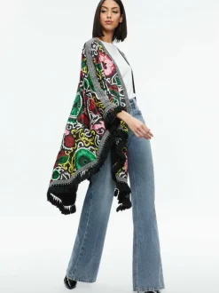 Alice and Olivia Nadine Embellished Shawl-Women Jackets + Coats