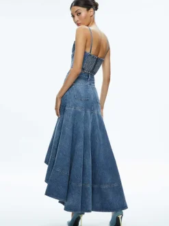 Alice and Olivia Natacha Spaghetti Strap Bustier-Women Tops