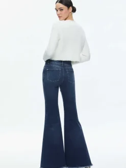 Alice and Olivia Noella Knit Jacket-Women Sweaters