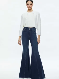 Alice and Olivia Noella Knit Jacket-Women Sweaters