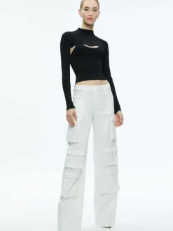 Alice and Olivia Orion Knit Tank And Shrug-Women Tops