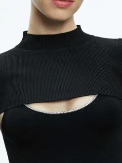 Alice and Olivia Orion Knit Tank And Shrug-Women Tops