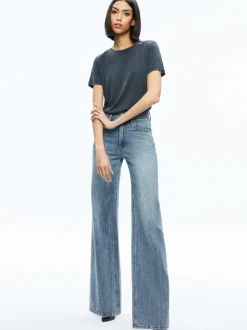 Alice and Olivia Perfect Tee-Women Tops