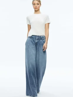 Alice and Olivia Perfect Tee-Women Tops