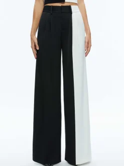 Alice and Olivia Pompey Color Block Pant-Women Pants
