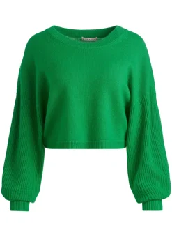 Alice and Olivia Posey Crewneck Sweater-Women Sweaters